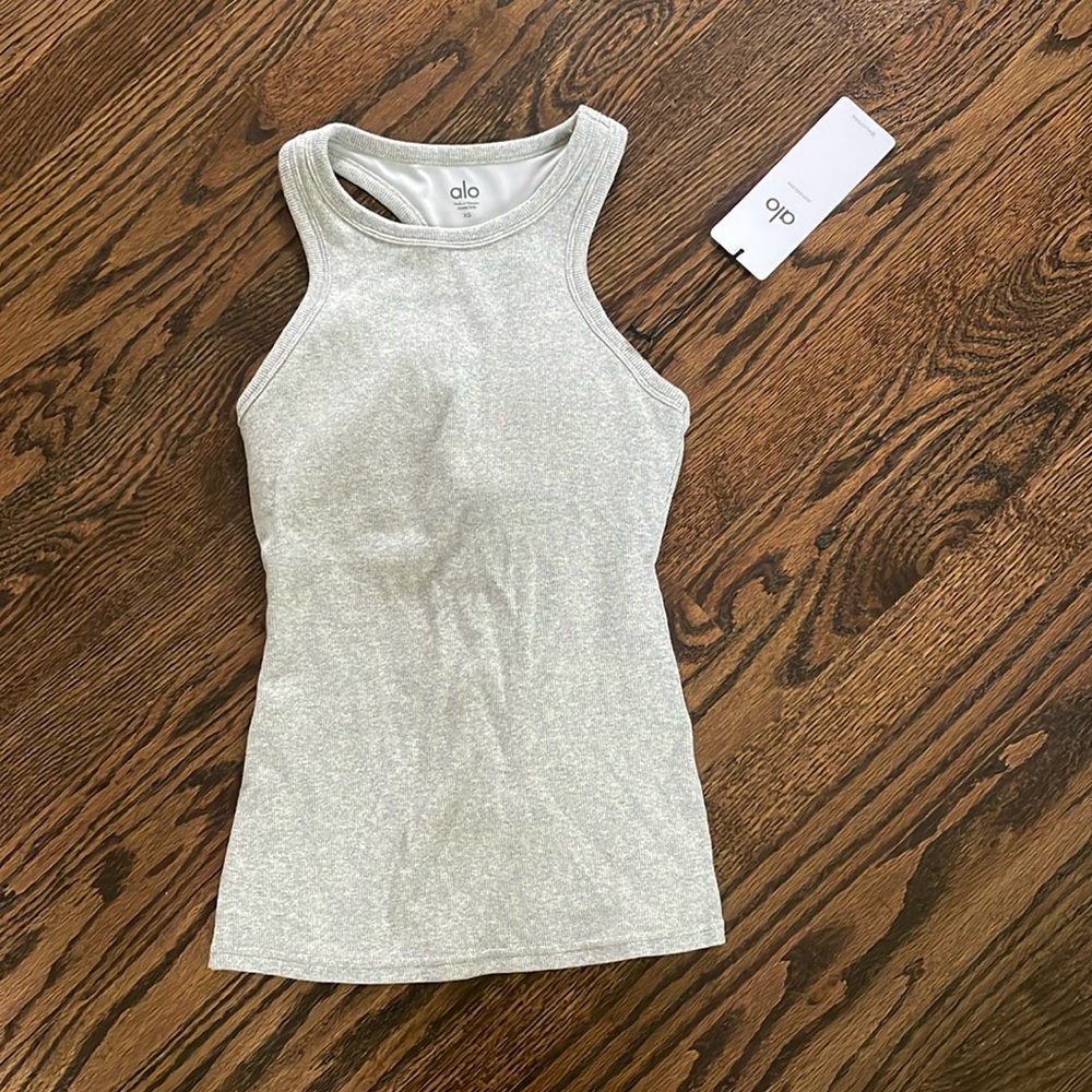 ALO RIBBED ASPIRE FULL LENGTH TANK